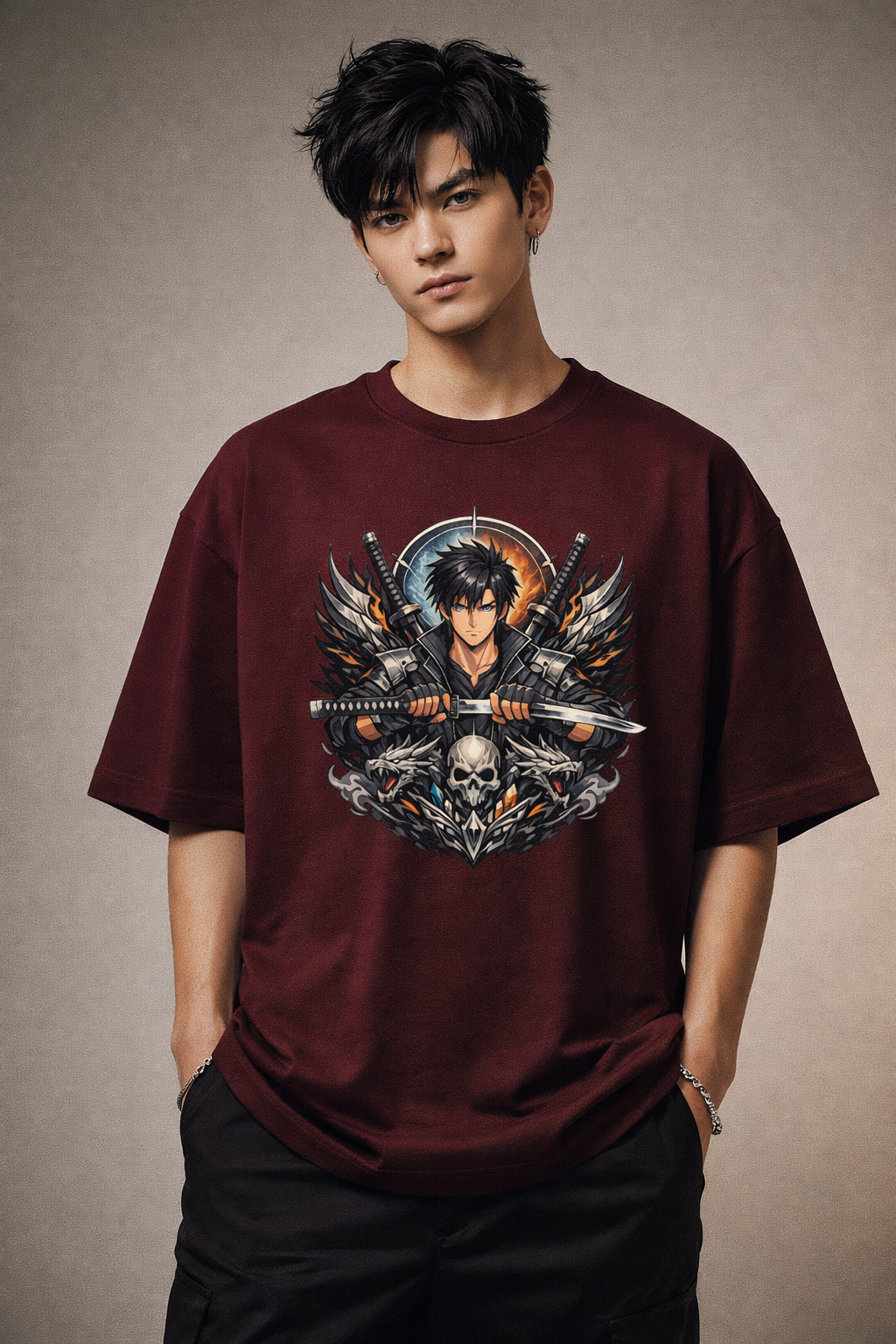 ZAKATO-ANIME-Unisex Oversized Classic T-Shirt