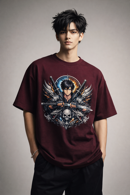 ZAKATO-ANIME-Unisex Oversized Classic T-Shirt