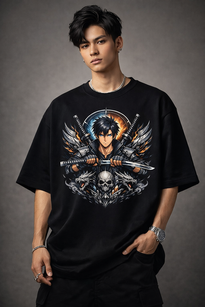 ZAKATO-ANIME-Unisex Oversized Classic T-Shirt